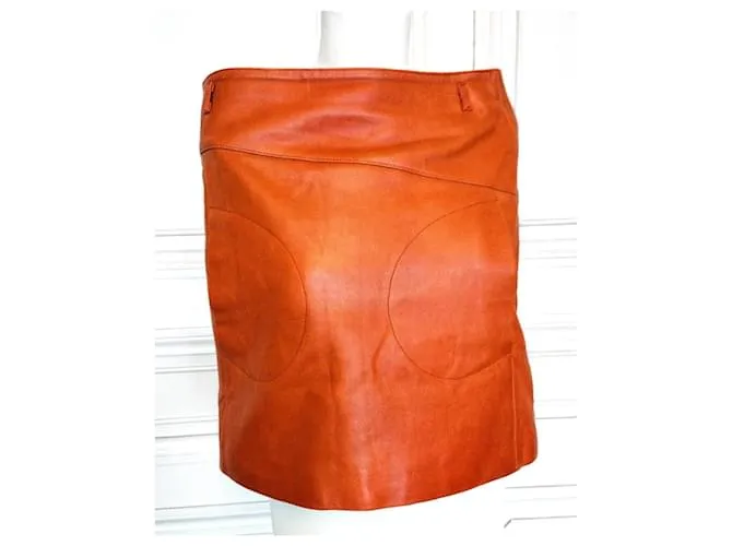 Ba&sh Gonna MISSY in Pelle di Agnello S/M Cognac