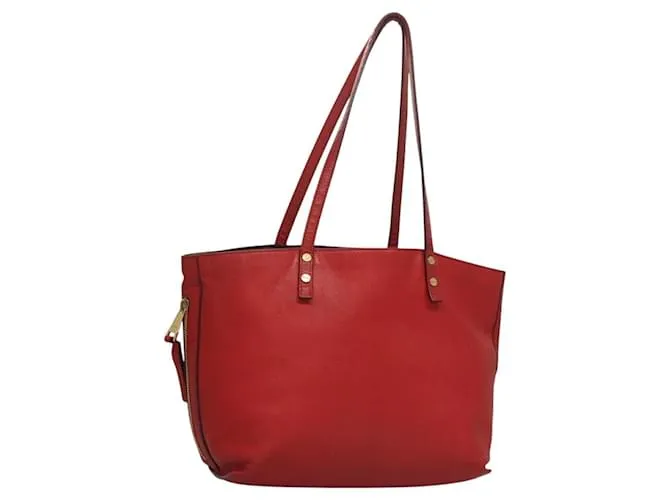 Chloé Borsa Tote in Pelle Rossa e Dorata Chloe Dylan Auth am8898 Rosso D'oro