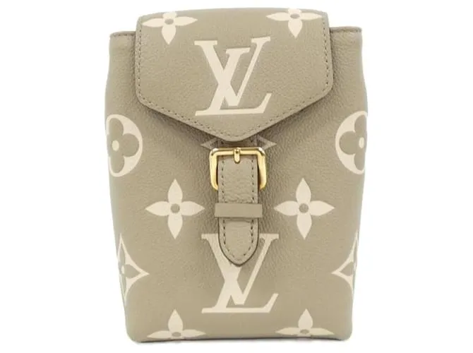 Zaino Tiny Monogram Empreinte Bicolore Louis Vuitton Multicolore Grigio