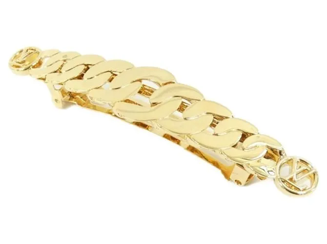 Accessorio per capelli a barretta dorata Louis Vuitton D'oro