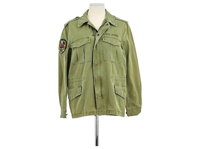 Zadig & Voltaire Giacca in Cotone Khaki Cachi