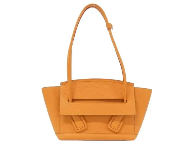 Borsa a spalla arancione chiaro Bottega Veneta