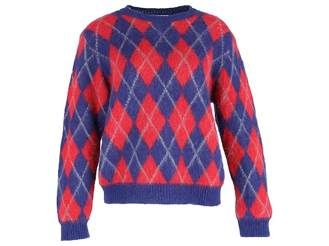 Maglione argyle multicolore in acrilico Sandro Jona