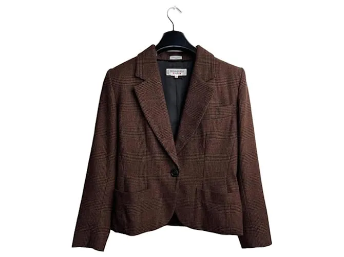 Yves Saint Laurent Giacche Marrone