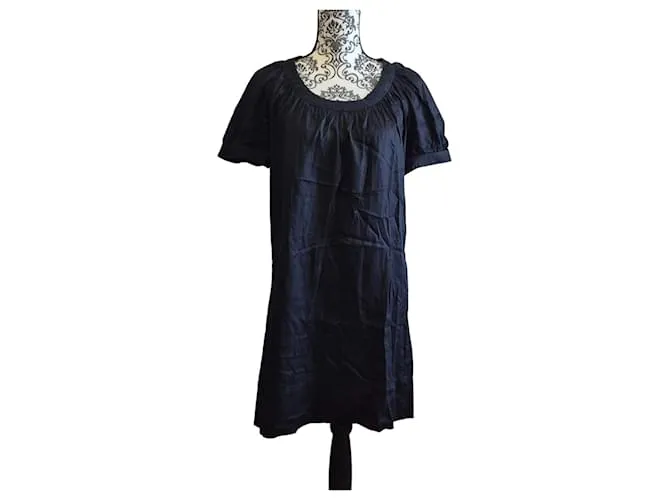 Abito corto nero senza maniche Sandro taglia 38 M 2