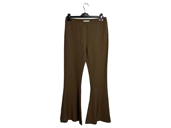 Acne Pantalogi, leggings Marrone