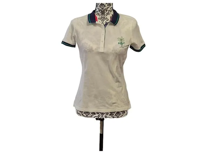 Polo donna manica corta Tommy Hilfiger bianco Taglia 38 M