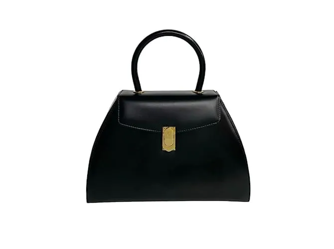 Mini borsa tote in pelle di vitello con logo Anagram Loewe Nero