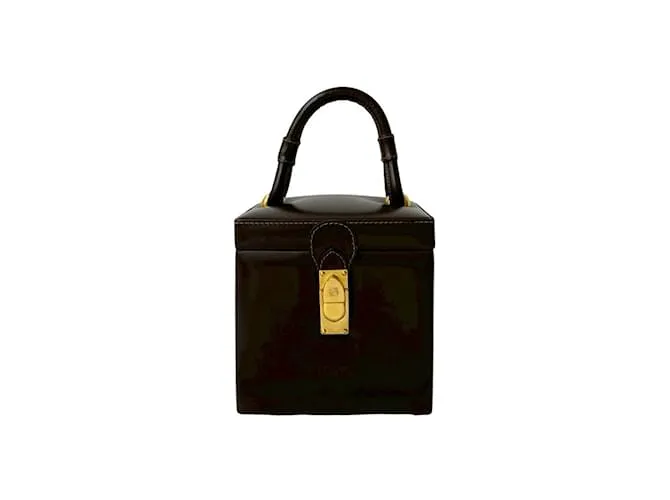 Mini borsa a mano con logo Anagram Loewe Marrone