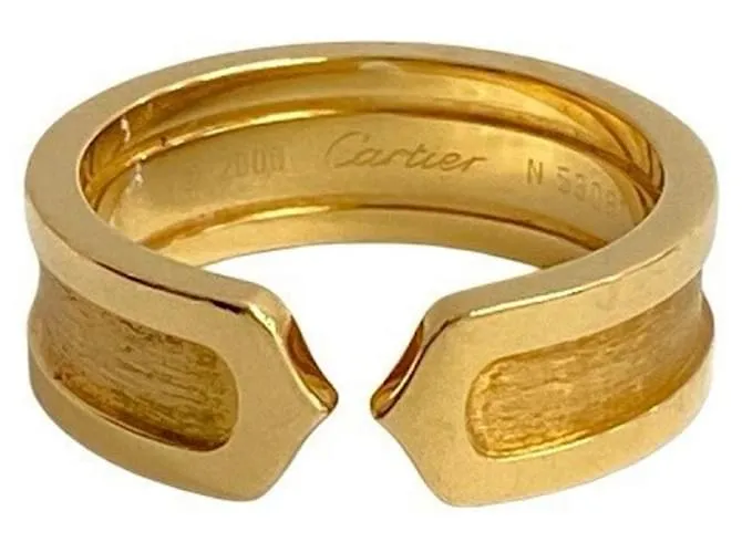 Anello Cartier C2 in oro giallo 18K D'oro
