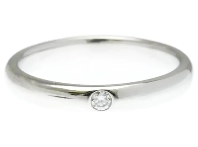 Anello nuziale in platino Harry Winston Argento