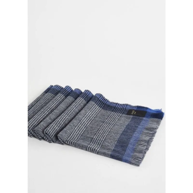 Sciarpa check jacquard