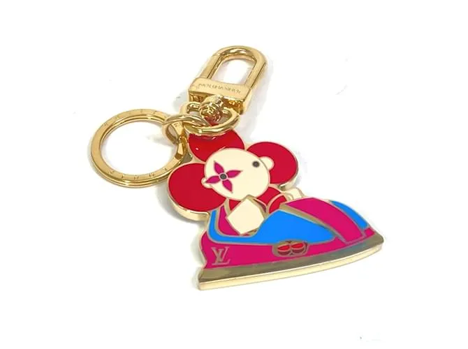 Vivienne Portachiavi in metallo dorato Louis Vuitton D'oro