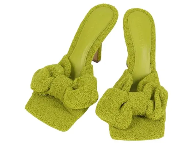 Autre Marque Sandali Pile Verde Chiaro Auth 134460M