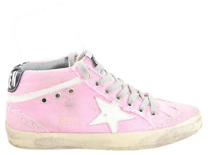 Golden Goose Sneakers Mid Star rosa