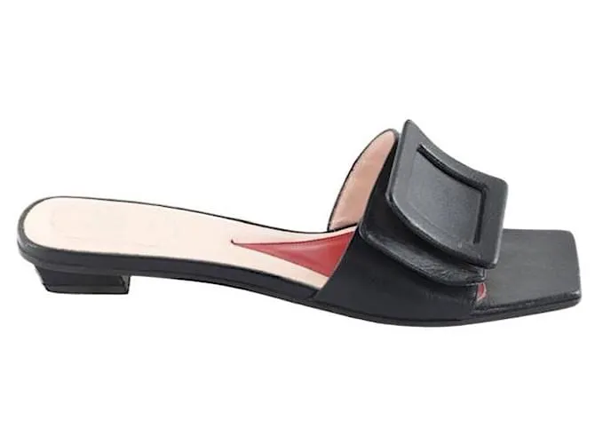 Roger Vivier Sandali in pelle neri Nero