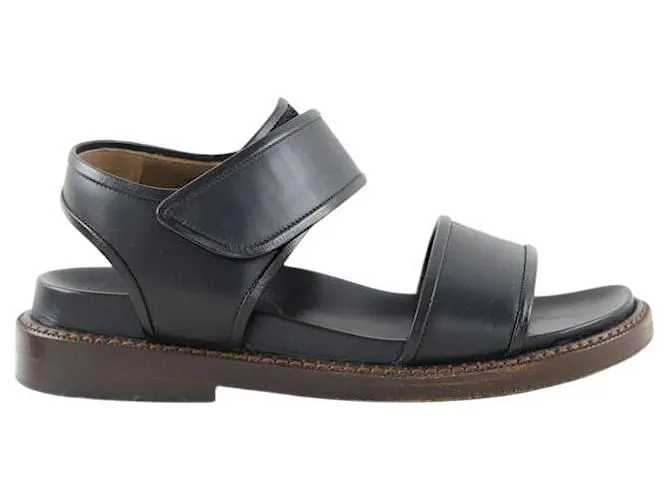 Marni Sandali in pelle neri Nero