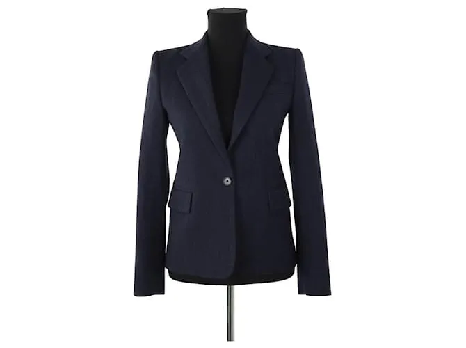 Maison Martin Margiela Blazer blu in lana