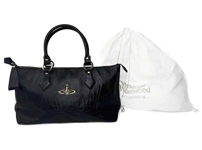 Borsa vintage Vivienne Westwood nera Nero