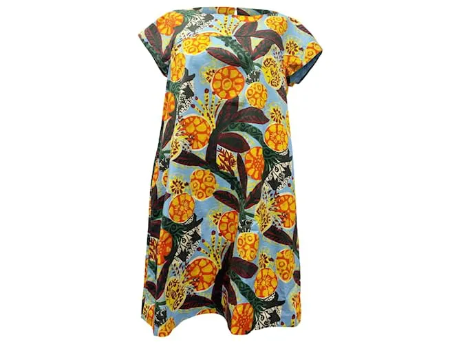 Abito Mini Stampato Weekend Max Mara in Cotone Multicolore