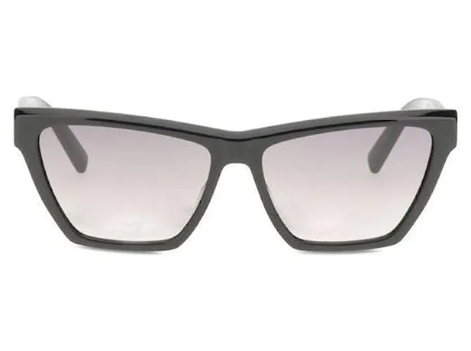Saint Laurent Occhiali da sole a forma di gatto Nero