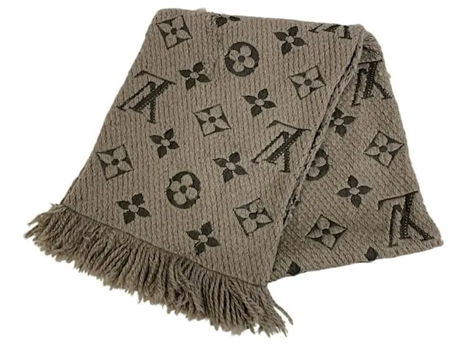 Sciarpa in lana marrone Louis Vuitton