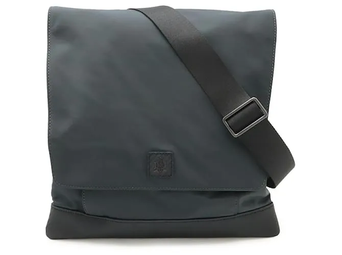 Alfred Dunhill Borsa a spalla super leggera Dunhill Chassis Nero Grigio antracite