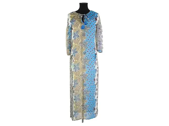 Tory Burch Abito in seta multicolore