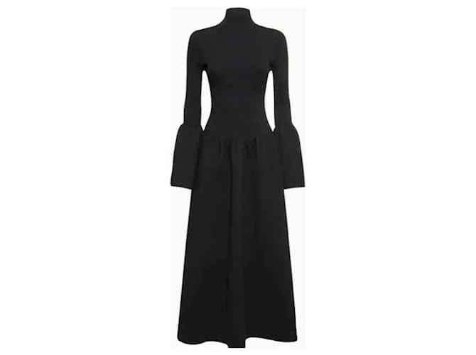 Abito da sera Chloé, modello Maniche Nere FW 2023 Nero