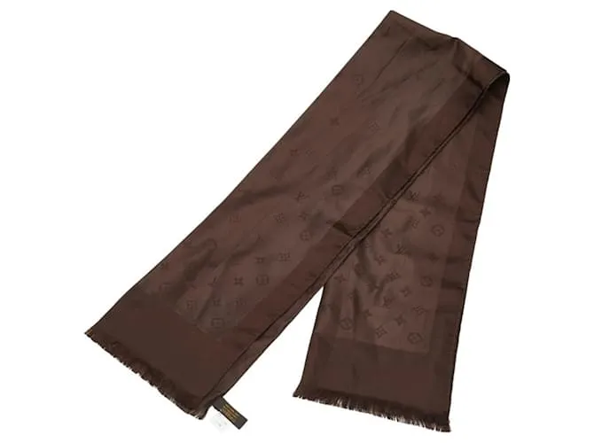 Stola Monaco Monogram Louis Vuitton Marrone