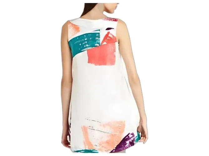 Abito da sera Chloé, modello Brush Print SS2008 Multicolore