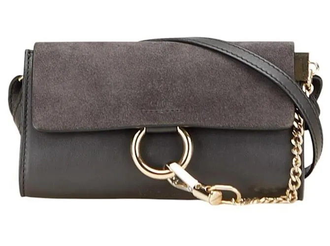 Borsa a tracolla Chloé Faye Nero