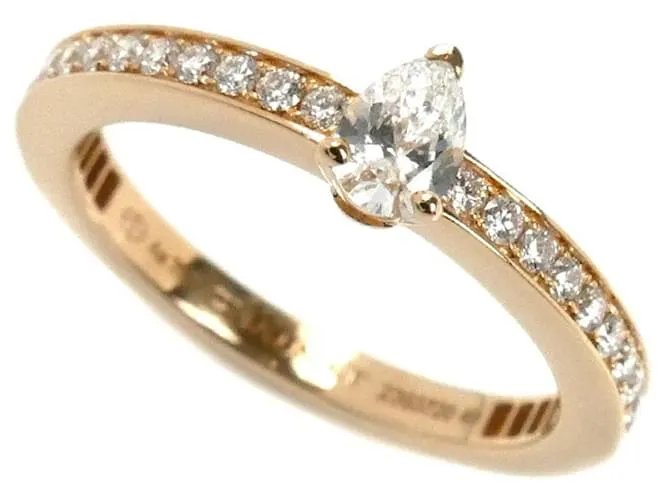 Anello in oro rosa 18K con diamanti Triomphe di Chaumet