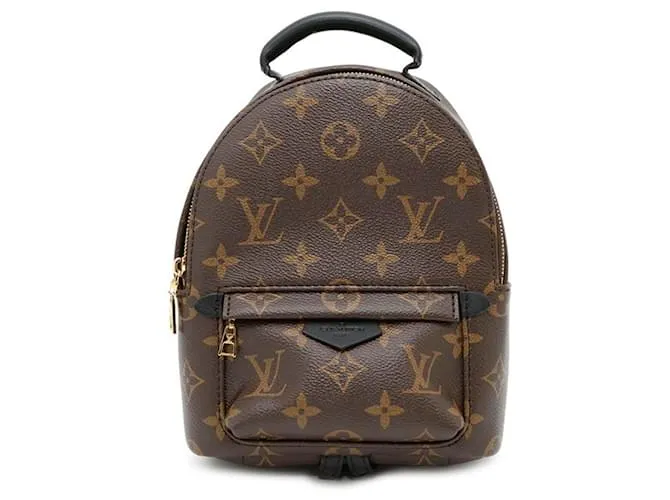 Zaino MINI Palm Springs Monogram Louis Vuitton Nero