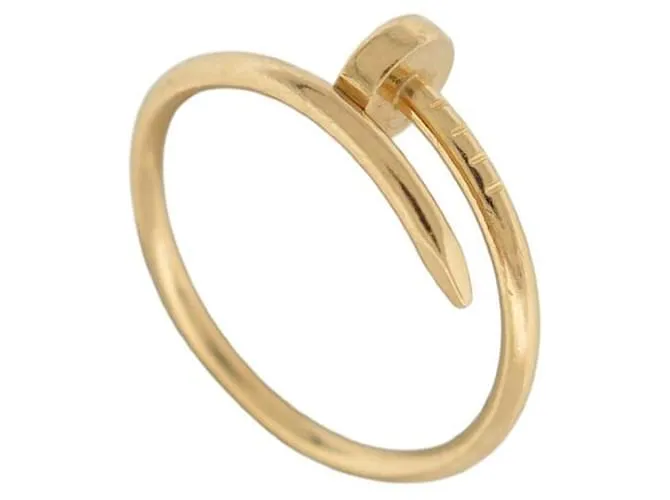 ANELLO CARTIER JUSTE UN CLOU PM CRB4225900 T57 59 ORO GIALLO 18K + SCATOLA D'oro