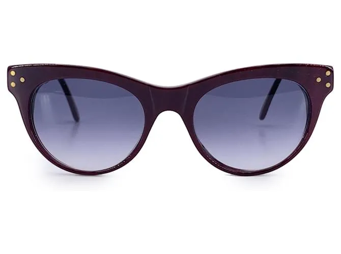 Yves Saint Laurent Occhiali da sole vintage bordeaux PROCRIS 52/19 140mm Bordò