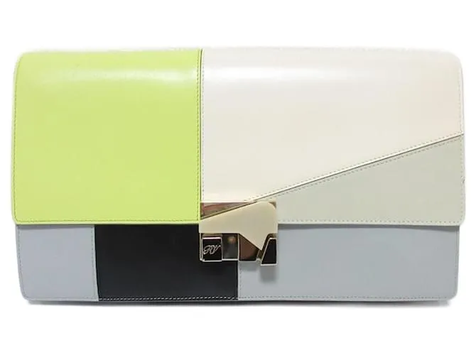 Roger Vivier Clutch in pelle Roger Vivier Multicolore