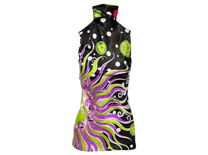 Abito Stampato Gianni Versace - Anni '90 Multicolore