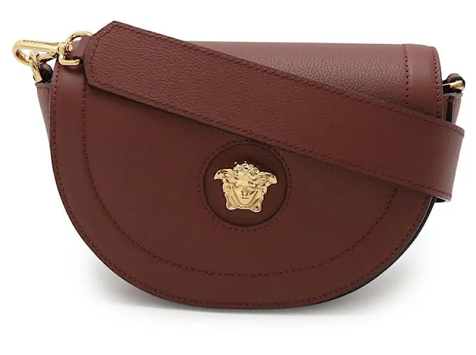 Borsa a Spalla 2 in 1 in Pelle Versace Marrone