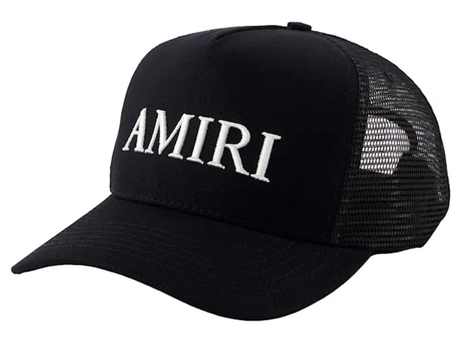 Cappellino Trucker - Amiri - Cotone - Nero