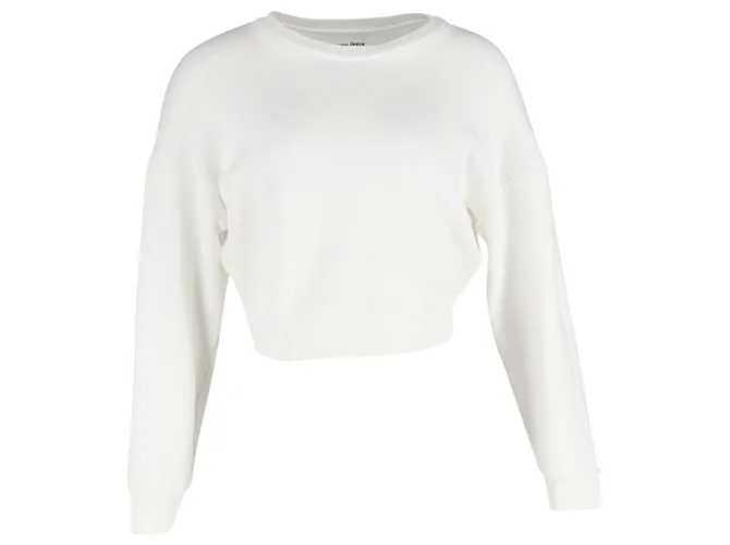 Maglione girocollo Reformation in cotone bianco