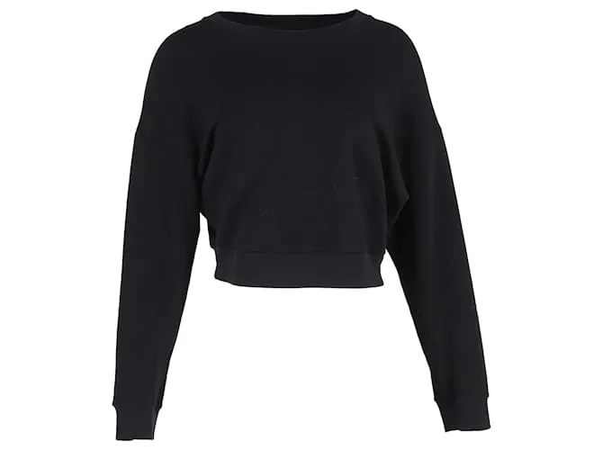 Maglione girocollo Reformation in cotone nero