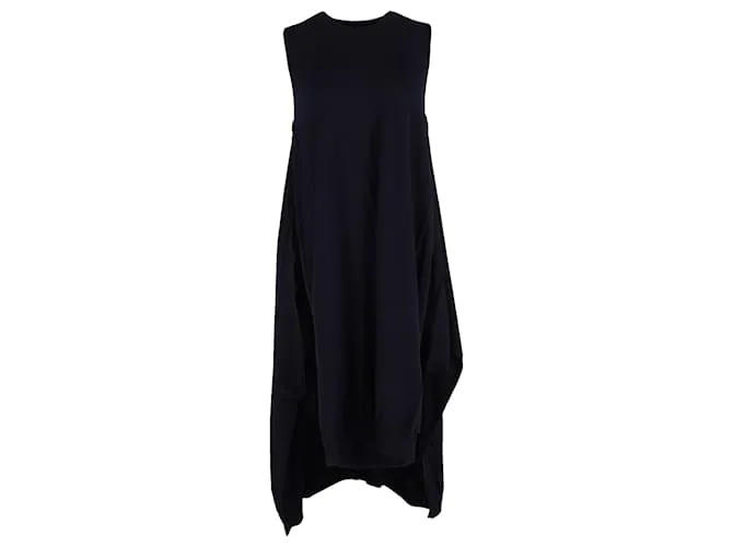 Abito con spacco laterale See by Chloé in lana blu navy