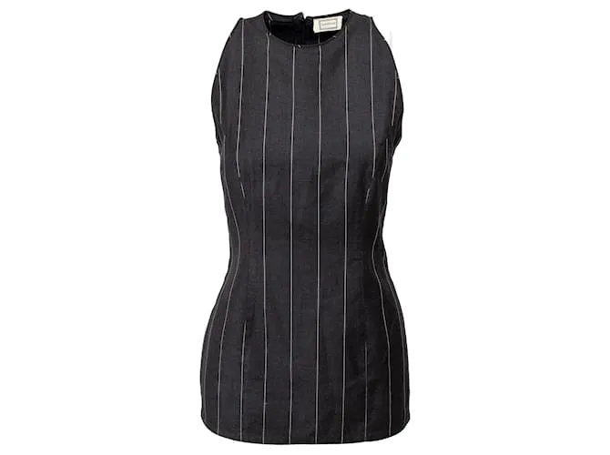 Abito Mini a Righe Gianni Versace - Anni '90 Nero