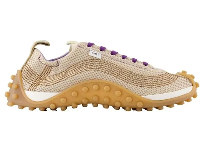 Sneakers Sn505 - AMI Paris - Sintetico - Beige Marrone