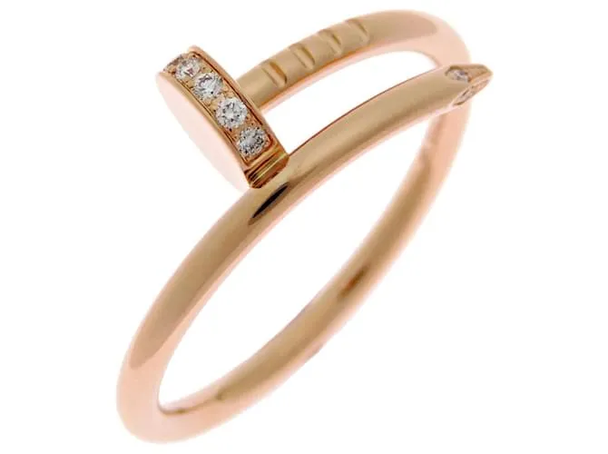 Anello in diamante modello piccolo Juste Un Clou di Cartier Rosa