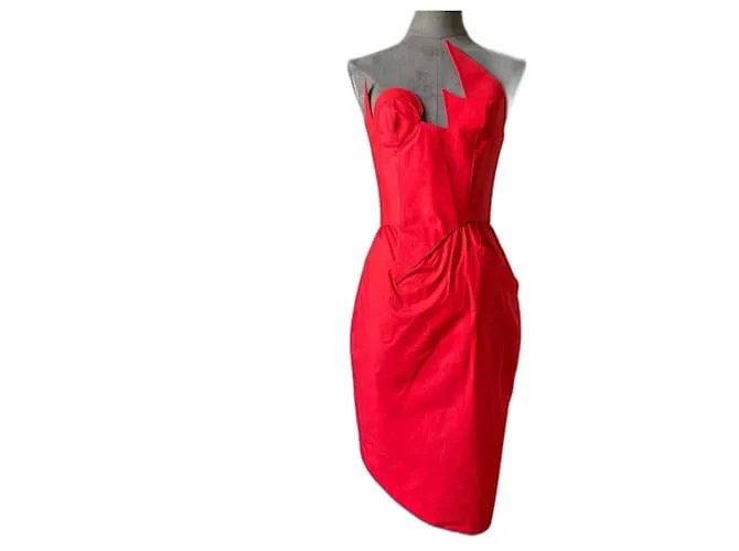 Thierry Mugler Vestiti Rosso