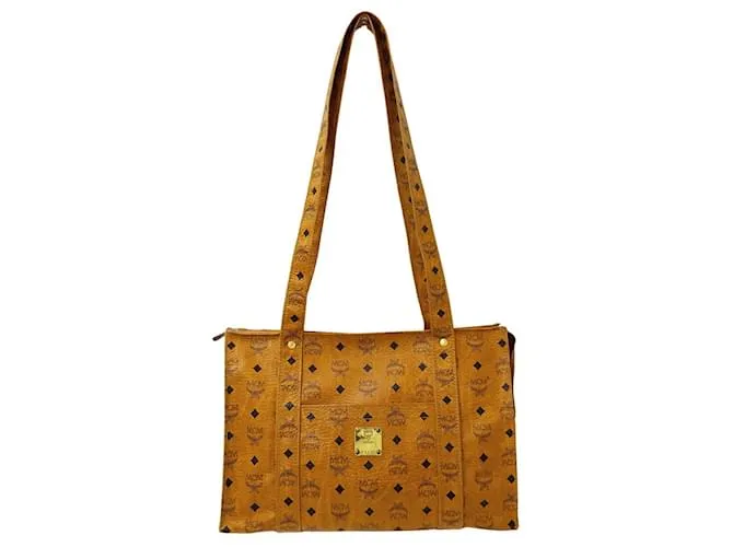 Borsa Tote MCM da Donna in Cammello