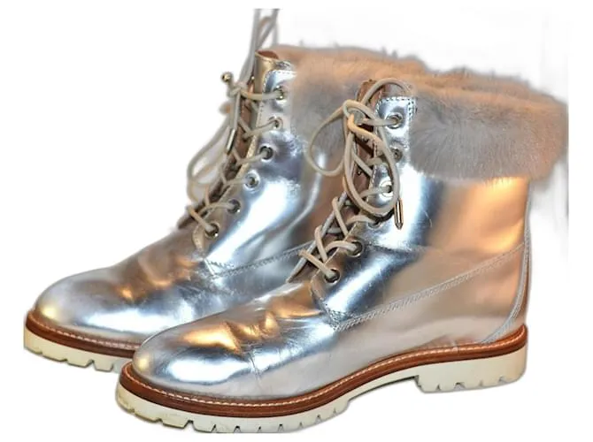 Aquazzura stivaletti Argento