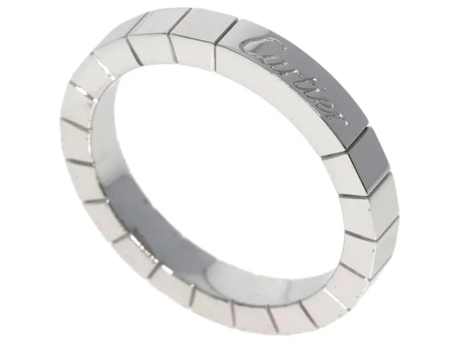 Anello a fascia in oro bianco 18K Cartier Lanieres
